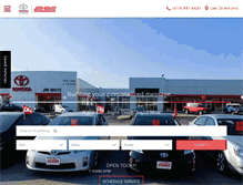 Tablet Screenshot of jimwhitetoyota.com